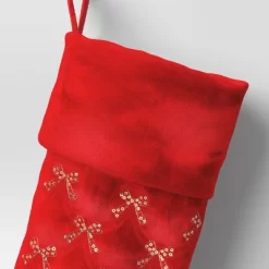 21" Christmas Sequins/Embroidery Bow Velvet Stocking Red - Wondershop™ 5 21" Christmas Sequins/Embroidery Bow Velvet Stocking Red - Wondershop™ -Christmas Decorations Shop GUEST 040f3262 dfc7 4c75 99ad 2453510f5ed8