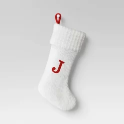 Knit Monogram Christmas Stocking White - Wondershop™ -Christmas Decorations Shop GUEST 047884d7 a180 4211 85ec 4c68a22e032b