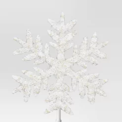 13.5" Pre-lit Snowflake Christmas Warm White LED Lights Tree Topper - Wondershop™ -Christmas Decorations Shop GUEST 0bd112e4 70c9 43ea b229 b1bbe00d4d17