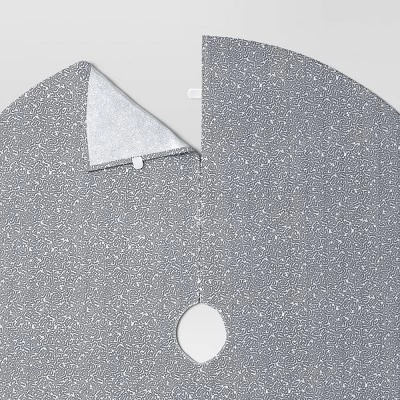 48" Sequined Fabric Christmas Tree Skirt Silver - Wondershop™ 5 48" Sequined Fabric Christmas Tree Skirt Silver - Wondershop™ - Image 3