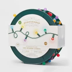 150ct LED Faceted Sphere Christmas String Lights Spool With Green Wire - Wondershop™ -Christmas Decorations Shop GUEST 127e0a7f 5268 4fcd 9aeb 45676b319673