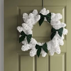 2ct Metallic Polka Dot Christmas Decorative Bow - Wondershop™