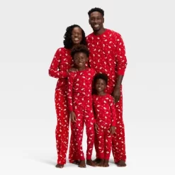 Toddler Santa Print Ribbed Long Sleeve Shirt And Pants Holiday Matching Family Pajama Set - Wondershop™ Red -Christmas Decorations Shop GUEST 17215707 599b 4684 a69f 0119ad446d1f 2