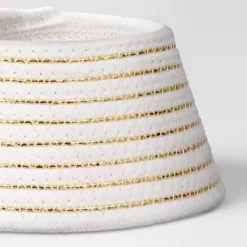 7" Christmas Wrap Mini Tree Collar White Gold - Wondershop™ -Christmas Decorations Shop GUEST 1a9817d9 0824 4034 87de 149ad458f71e