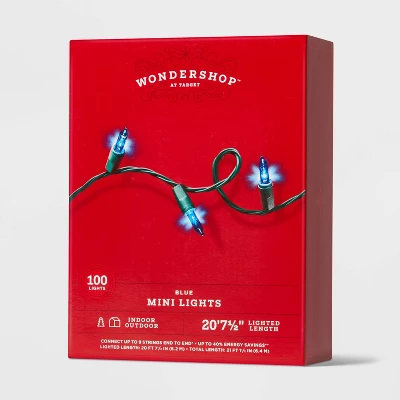 100ct Incandescent Smooth Mini Christmas String Lights With Green Wire - Wondershop™ 5 100ct Incandescent Smooth Mini Christmas String Lights With Green Wire - Wondershop™ - Image 3