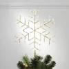 15.5" Pre-lit LED Metal Snowflake Christmas Tree Topper Champagne Gold With Warm White Lights - Wondershop™: Indoor Decor: Indoor Decor -Christmas Decorations Shop GUEST 2379739c 3a7a 4e7b 9864 db360a74375d