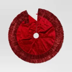 48" Christmas Tonal Tinsel Tree Skirt Red - Wondershop™ -Christmas Decorations Shop GUEST 28f8418d 0ea1 4e02 b99e f082ee9ce469