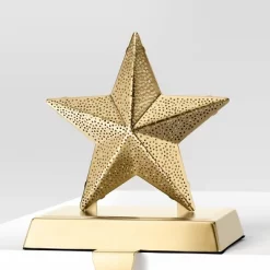 2pk Christmas Lit Metal Perforated Star Stocking Holder Gold - Wondershop™ -Christmas Decorations Shop GUEST 29ce616f 008e 4e34 988a 7dcbf68b459e