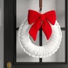24" Christmas White Tube Yarn Red Bow Wreath - Wondershop™ 2 24" Christmas White Tube Yarn Red Bow Wreath - Wondershop™ -Christmas Decorations Shop GUEST 308afdd6 22f8 4634 9974 5b10d0e53697