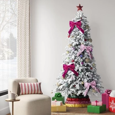 6.75" Christmas Metallic Bow Ornament Hot Pink - Wondershop™ 3 6.75" Christmas Metallic Bow Ornament Hot Pink - Wondershop™