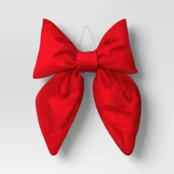 16" Christmas Velvet Bow Decor - Wondershop™ -Christmas Decorations Shop GUEST 32c30469 2627 4638 aec9 9d7bf7d171ec