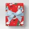36' Christmas Premium Satin Ribbon Light Blue - Wondershop™
