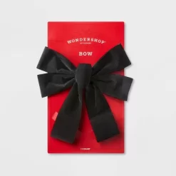 11" Velvet Christmas Bow Black - Wondershop™: Decorative Accessory 5 11" Velvet Christmas Bow Black - Wondershop™: Decorative Accessory -Christmas Decorations Shop GUEST 34880fd5 68dc 428b a6db a9a30522cc17