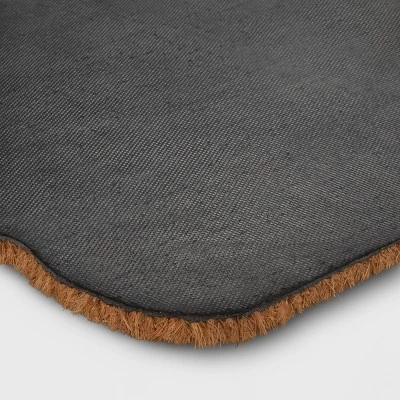 1'6"x2'6" Christmas Santa 'Ho Ho Ho' Coir Doormat Red - Wondershop™: Outdoor Novelty Rug, Medium Pile, Latex Backing 5 1'6"x2'6" Christmas Santa 'Ho Ho Ho' Coir Doormat Red - Wondershop™: Outdoor Novelty Rug, Medium Pile, Latex Backing - Image 3