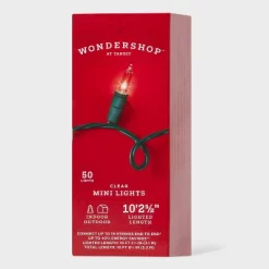 50ct Incandescent Mini Christmas String Lights With Green Wire - Wondershop™ -Christmas Decorations Shop GUEST 38b51cdd cdea 43cb baf4 5951a98929f1
