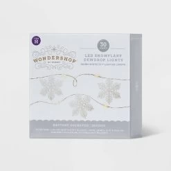 30ct LED Dewdrop With Glittered Snowflakes Christmas Indoor Novelty String Lights Warm White With Silver Wire - Wondershop™ 9 30ct LED Dewdrop With Glittered Snowflakes Christmas Indoor Novelty String Lights Warm White With Silver Wire - Wondershop™ -Christmas Decorations Shop GUEST 398b7c3d 962e 49a1 ad0d b963167533ae