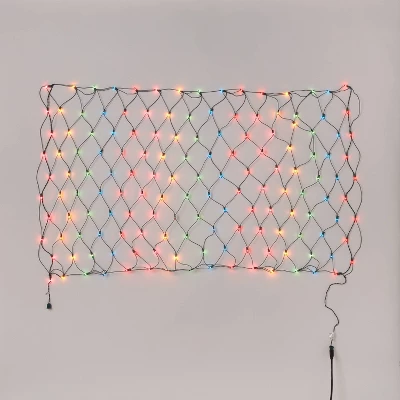150ct 4'x6' Incandescent Mini Christmas Net Lights With Green Wire - Wondershop™ 8 150ct 4'x6' Incandescent Mini Christmas Net Lights With Green Wire - Wondershop™ - Image 6