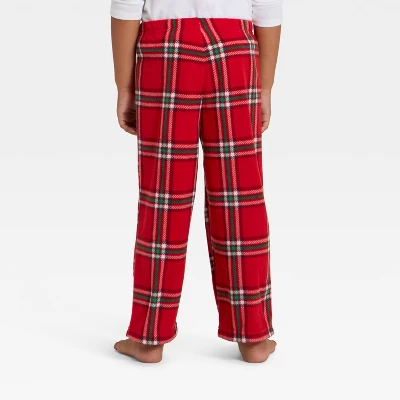 Toddler Plaid Microfleece Holiday Matching Family Pajama Pants - Wondershop™ Red 4 Toddler Plaid Microfleece Holiday Matching Family Pajama Pants - Wondershop™ Red - Image 2