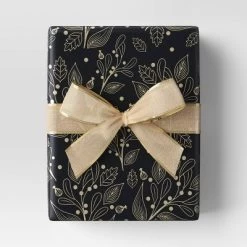 75' Christmas Fabric Ribbon Champagne Sheer - Wondershop™