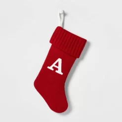 Knit Monogram Christmas Stocking Red - Wondershop™ -Christmas Decorations Shop GUEST 4025d7f9 cf48 4e95 84f2 330b0ef1dd03