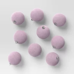 9ct 80mm Christmas Flocked Ball Ornament Set - Wondershop™ -Christmas Decorations Shop GUEST 4ac453ed 8da5 45a2 a4e5 e744b3e245cb