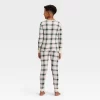 Kids' Plaid Ribbed Long Sleeve Shirt And Pants Holiday Matching Family Pajama Set - Wondershop™ Cream 2 Kids' Plaid Ribbed Long Sleeve Shirt And Pants Holiday Matching Family Pajama Set - Wondershop™ Cream -Christmas Decorations Shop GUEST 4cba9cb6 415c 4122 849c 9e5bf3dc047f