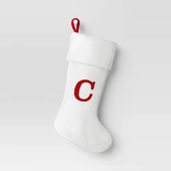 Knit Monogram Christmas Stocking White - Wondershop™ -Christmas Decorations Shop GUEST 50f90659 db4e 4066 a720 cff8454e4234