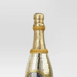 12" Christmas Mirror Champagne Bottle Gold Decor - Wondershop™ -Christmas Decorations Shop GUEST 580999cb 4c86 4c4d abf1 772437b02135