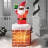 6' LED Animated Santa In Chimney Christmas Inflatable Decoration Red - Wondershop™: Festive Outdoor Display With Lights -Christmas Decorations Shop GUEST 5e31b910 316c 4b95 aba6 7b365203b2b5