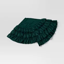 48" Velvet Tree Skirt With 3 Layers Of Ruffles - Wondershop™ -Christmas Decorations Shop GUEST 5fa7a90b 2702 4065 8ae2 fbbf93f20255