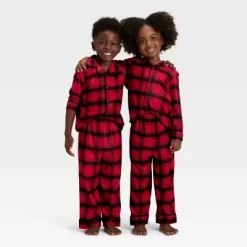 Toddler Plaid Long Sleeve Shirt And Pants Holiday Matching Family Pajama Set - Wondershop™ Red/Black -Christmas Decorations Shop GUEST 62509015 649b 4a9a 9c37 9de6f8cf4b17