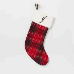 20" Plaid Monogram Christmas Holiday Stocking With Faux Fur Cuff Red/Green/White - Wondershop™ 32 20" Plaid Monogram Christmas Holiday Stocking With Faux Fur Cuff Red/Green/White - Wondershop™ -Christmas Decorations Shop GUEST 6a0330f4 5115 4749 a47d 6ff81c6c2798