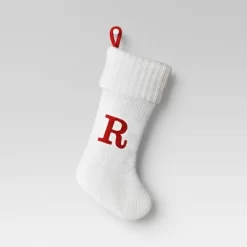 Knit Monogram Christmas Stocking White - Wondershop™ -Christmas Decorations Shop GUEST 6e320e2c 07c9 4338 8599 f769bd4a3910