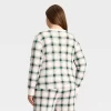 Women's Plaid Ribbed Long Sleeve Holiday Matching Family Pajama Shirt - Wondershop™ Cream 2 Women's Plaid Ribbed Long Sleeve Holiday Matching Family Pajama Shirt - Wondershop™ Cream -Christmas Decorations Shop GUEST 70ad8417 e7d0 4c80 9c4b 8d747d1d823a
