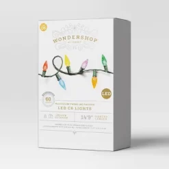 60ct LED Faceted C6 Christmas String Lights Twinkling With Green Wire - Wondershop™ 7 60ct LED Faceted C6 Christmas String Lights Twinkling With Green Wire - Wondershop™ -Christmas Decorations Shop GUEST 715e628a 22b0 438d 93a1 e5d836148bad
