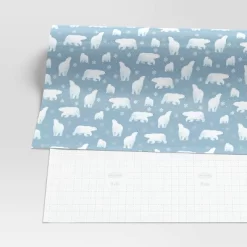 30” 25 Sq Ft Christmas Roll Wrap White Polar Bears On Blue - Wondershop™ 5 30” 25 Sq Ft Christmas Roll Wrap White Polar Bears On Blue - Wondershop™ -Christmas Decorations Shop GUEST 7778a132 14fd 4156 8142 61a2dbe06ffa