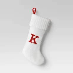 Knit Monogram Christmas Stocking White - Wondershop™ -Christmas Decorations Shop GUEST 7afbafb2 6135 4c51 af45 94db5648b99a
