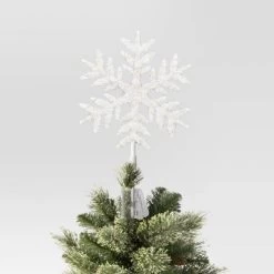 13.5" Pre-lit Snowflake Christmas Warm White LED Lights Tree Topper - Wondershop™ -Christmas Decorations Shop GUEST 7e5e61dd 0e91 4861 bb31 1e669aa7fb65