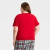 Women's "Cabin Crew" Short Sleeve Holiday Matching Family Pajama Shirt - Wondershop™ Red 1 Women's "Cabin Crew" Short Sleeve Holiday Matching Family Pajama Shirt - Wondershop™ Red -Christmas Decorations Shop GUEST 8238e5dd b130 476e 8a41 30fb0e67d59a