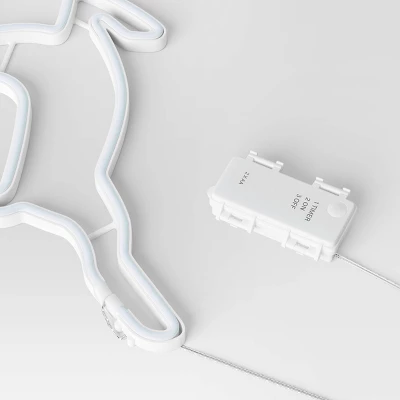 Christmas Faux Neon Leaping Green Deer - Wondershop™ 5 Christmas Faux Neon Leaping Green Deer - Wondershop™ - Image 3