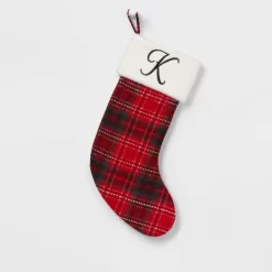20" Plaid Monogram Christmas Holiday Stocking With Faux Fur Cuff Red/Green/White - Wondershop™ 34 20" Plaid Monogram Christmas Holiday Stocking With Faux Fur Cuff Red/Green/White - Wondershop™ -Christmas Decorations Shop GUEST 86d03d32 c7c8 4cca 9302 aa0a763a55f7