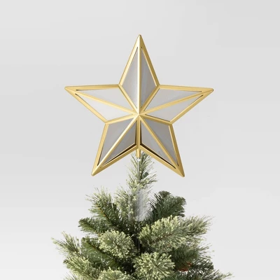 12.25" Warm White Lights Faceted Star Christmas Tree Topper Gold - Wondershop™: Indoor Decor: Indoor Decor: Indoor Decor 4 12.25" Warm White Lights Faceted Star Christmas Tree Topper Gold - Wondershop™: Indoor Decor: Indoor Decor: Indoor Decor - Image 2