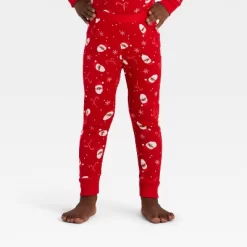 Toddler Santa Print Ribbed Long Sleeve Shirt And Pants Holiday Matching Family Pajama Set - Wondershop™ Red -Christmas Decorations Shop GUEST 99ecc4f5 39c6 4da1 bf06 b0adb50c23e3