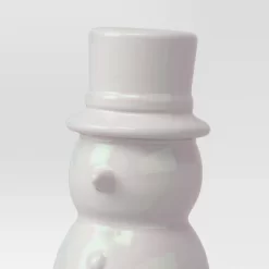 7" Christmas Ceramic Iridescent Snowman Figurine - Wondershop™ -Christmas Decorations Shop GUEST 9aa77c66 04cb 408d 86ac 4ab71802d7a7