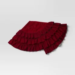 48" Velvet Tree Skirt With 3 Layers Of Ruffles - Wondershop™ -Christmas Decorations Shop GUEST 9af7e8e5 a513 4a47 b65c db51b613f968