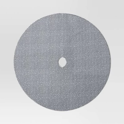 48" Sequined Fabric Christmas Tree Skirt Silver - Wondershop™ 4 48" Sequined Fabric Christmas Tree Skirt Silver - Wondershop™ - Image 2