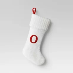 Knit Monogram Christmas Stocking White - Wondershop™ -Christmas Decorations Shop GUEST 9e4739da 6040 464b a999 d72755919556