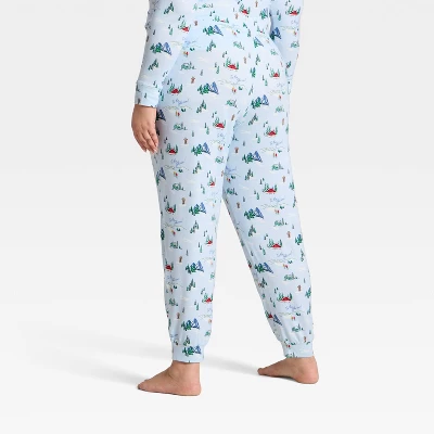 Women's "Tis The Ski-son!" Cozy Knit Holiday Matching Family Pajama Pants - Wondershop™ Blue 3 Women's "Tis The Ski-son!" Cozy Knit Holiday Matching Family Pajama Pants - Wondershop™ Blue