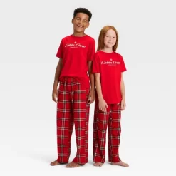 Kids' Plaid Microfleece Holiday Matching Family Pajama Pants - Wondershop™ Red -Christmas Decorations Shop GUEST a9bb3b27 bf6f 49fe b67b 0ec66b337ddf