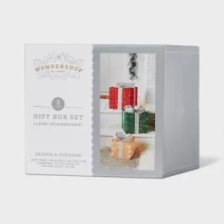 3pc Incandescent Tinsel Gift Box Christmas Novelty Sculpture Light Clear - Wondershop™ 7 3pc Incandescent Tinsel Gift Box Christmas Novelty Sculpture Light Clear - Wondershop™ -Christmas Decorations Shop GUEST abbfd9ee 9dbe 46ba b9fb 23a7ed5cab5a